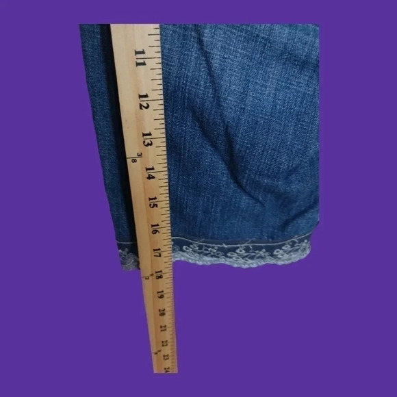 Lucky brand lace bermuda jeans short size 26 - Picture 6 of 8